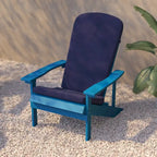 Chaises Adirondack d'intérieur/extérieur avec coussins - Lot de 2