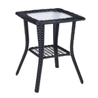 Table d'appoint en osier 22 po de Patio