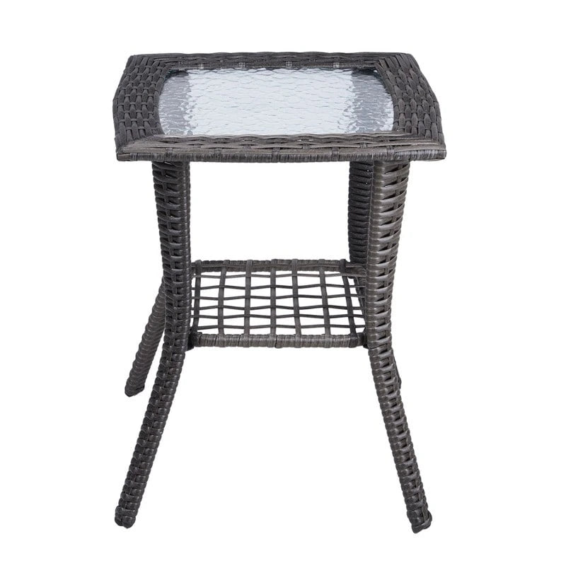 Table d'appoint en osier 22 po de Patio
