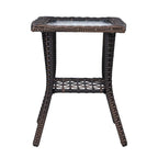 Table d'appoint en osier 22 po de Patio
