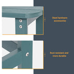 Table d'appoint d'extérieur LIVOOSUN en bois plastique pour terrasse, style Adirondack