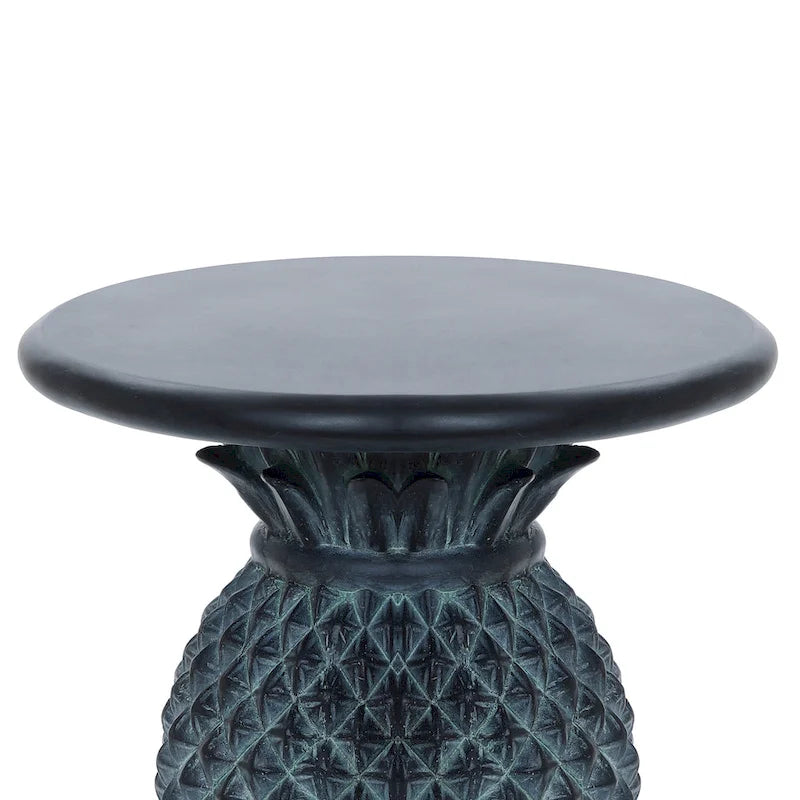 Table d'appoint d'extérieur Ananas en MgO gris