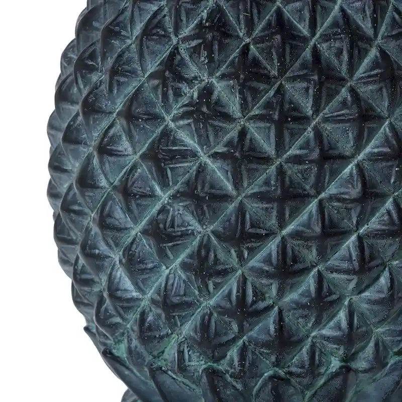 Table d'appoint d'extérieur Ananas en MgO gris