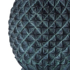 Table d'appoint d'extérieur Ananas en MgO gris
