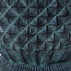 Table d'appoint d'extérieur Ananas en MgO gris