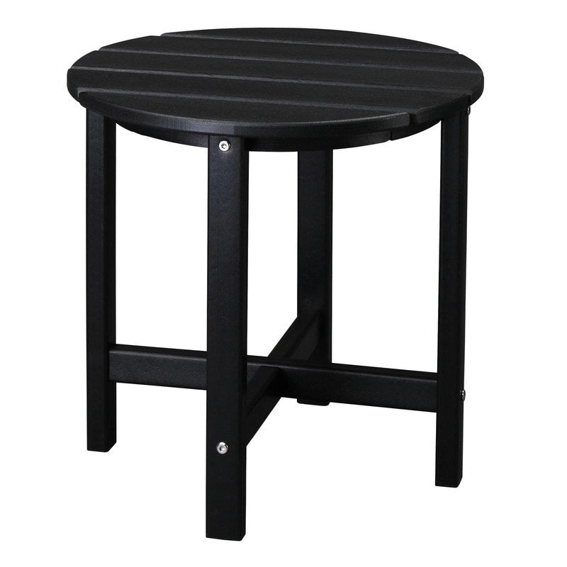 Outdoor 18 High Density Polyethylene Round Side Table