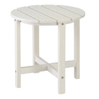 Table d'appoint ronde d'extérieur en polyéthylène haute densité 18