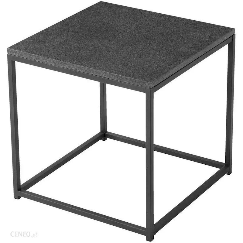 DreamPatio Jestin Real Granite Outdoor Square Side Table