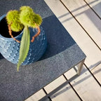 DreamPatio Jestin Table d'appoint carrée d'extérieur en granit véritable