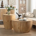 Table basse en forme de seau, lot de deux pièces