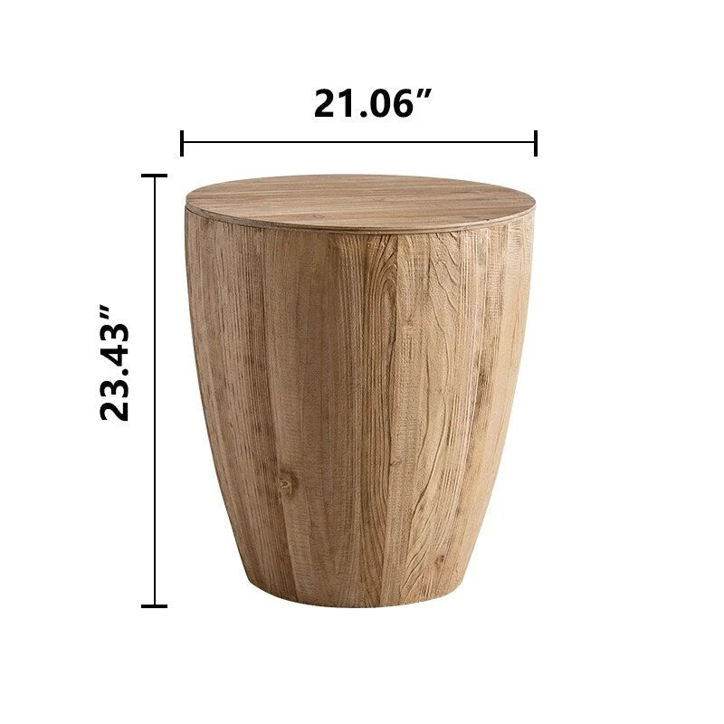 Table basse en forme de seau, lot de deux pièces