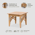 Table d'appoint d'extérieur en teck Carmel de Cambridge Casual
