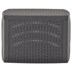 vidaXL Table d'appoint Mocha 21,3x21,3x14,4 Plastique