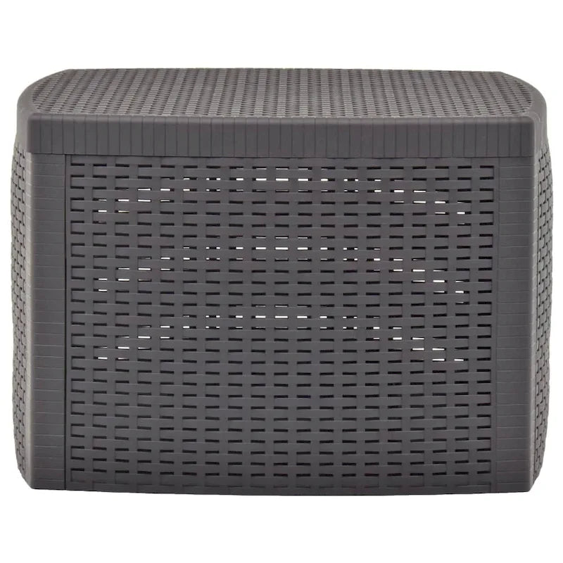 vidaXL Table d'appoint Mocha 21,3x21,3x14,4 Plastique