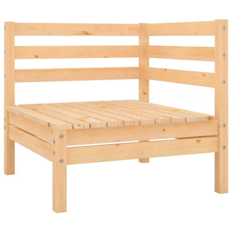 vidaXL Canapé de jardin 2 places en pin massif - 25 x 25 x 24,6
