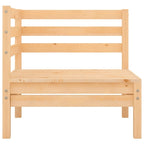 vidaXL Canapé de jardin 2 places en pin massif - 25 x 25 x 24,6