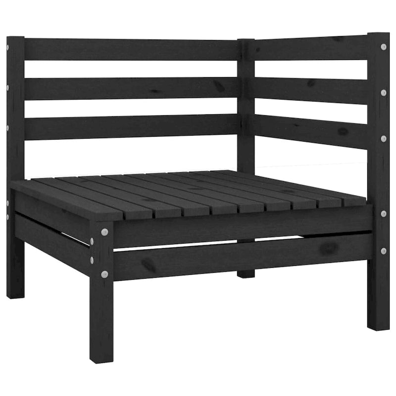 vidaXL Canapé de jardin 2 places en pin massif - 25 x 25 x 24,6