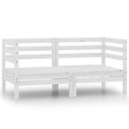 vidaXL Canapé de jardin 2 places en pin massif - 25 x 25 x 24,6