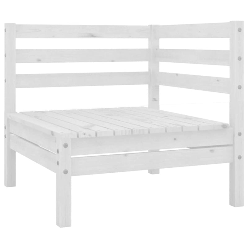 vidaXL Canapé de jardin 2 places en pin massif - 25 x 25 x 24,6