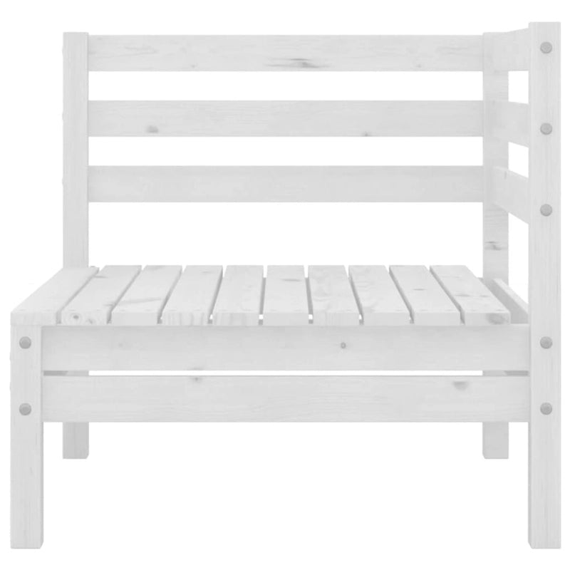 vidaXL Canapé de jardin 2 places en pin massif - 25 x 25 x 24,6