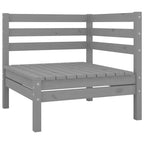 vidaXL Canapé de jardin 2 places en pin massif - 25 x 25 x 24,6