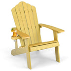 Chaise Adirondack d'extérieur en HIPS résistant aux intempéries avec porte-gobelet - 33,4 x 30 x 37