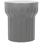 SAFAVIEH Ulya Table d'appoint en béton pour intérieur/extérieur - 15,7 x 15,7 x 17,7 - 16Lx16Px18H