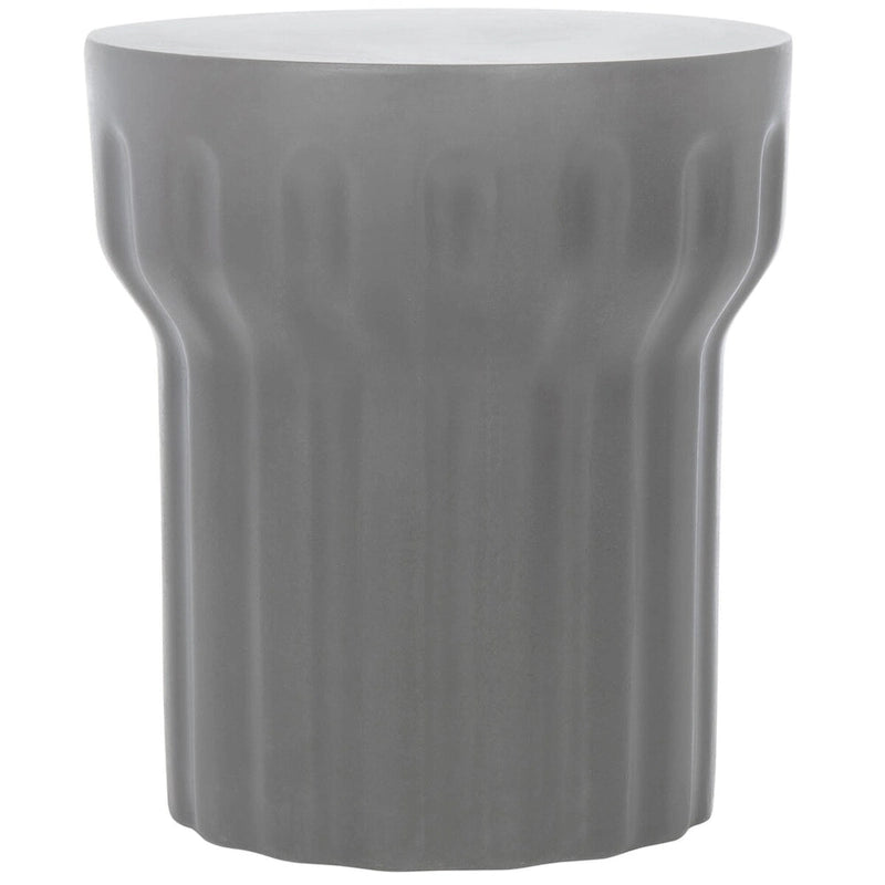 SAFAVIEH Ulya Table d'appoint en béton pour intérieur/extérieur - 15,7 x 15,7 x 17,7 - 16Lx16Px18H