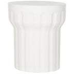 SAFAVIEH Ulya Table d'appoint en béton pour intérieur/extérieur - 15,7 x 15,7 x 17,7 - 16Lx16Px18H