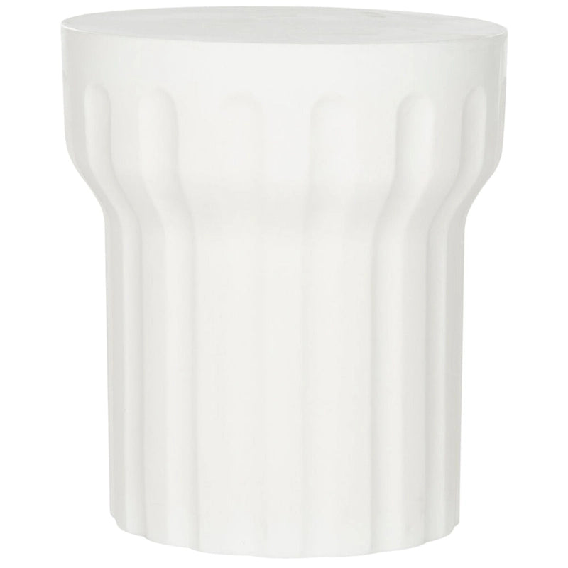 SAFAVIEH Ulya Table d'appoint en béton pour intérieur/extérieur - 15,7 x 15,7 x 17,7 - 16Lx16Px18H