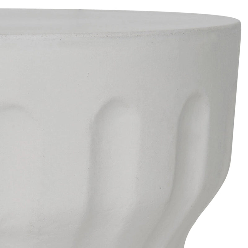 SAFAVIEH Ulya Table d'appoint en béton pour intérieur/extérieur - 15,7 x 15,7 x 17,7 - 16Lx16Px18H