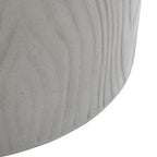 Table d'appoint d'intérieur/extérieur en béton Safavieh Reasilvia Trunk (gris foncé) - 14.9 x 14.9 x 16.5 - 15Wx15Px17H