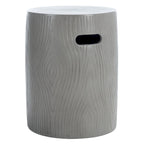 Table d'appoint d'intérieur/extérieur en béton Safavieh Reasilvia Trunk (gris foncé) - 14.9 x 14.9 x 16.5 - 15Wx15Px17H