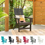 Marina All Weather Poly Lumber Outdoor Modern Adirondack Chair