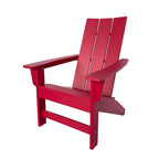 Chaise Adirondack moderne d'extérieur Marina tout temps en bois synthétique