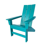 Chaise Adirondack moderne d'extérieur Marina tout temps en bois synthétique