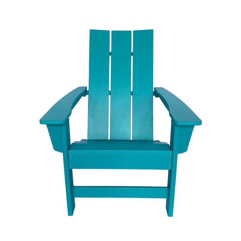 Chaise Adirondack moderne d'extérieur Marina tout temps en bois synthétique