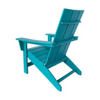 Chaise Adirondack moderne d'extérieur Marina tout temps en bois synthétique