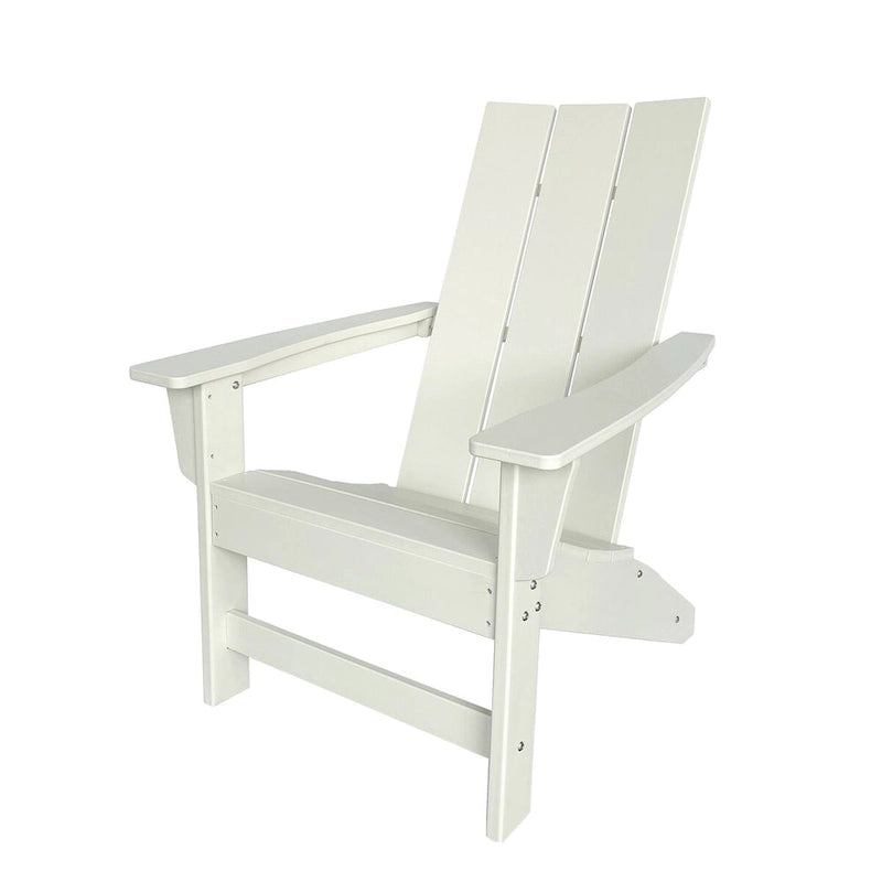Chaise Adirondack moderne d'extérieur Marina tout temps en bois synthétique