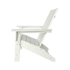 Chaise Adirondack moderne d'extérieur Marina tout temps en bois synthétique