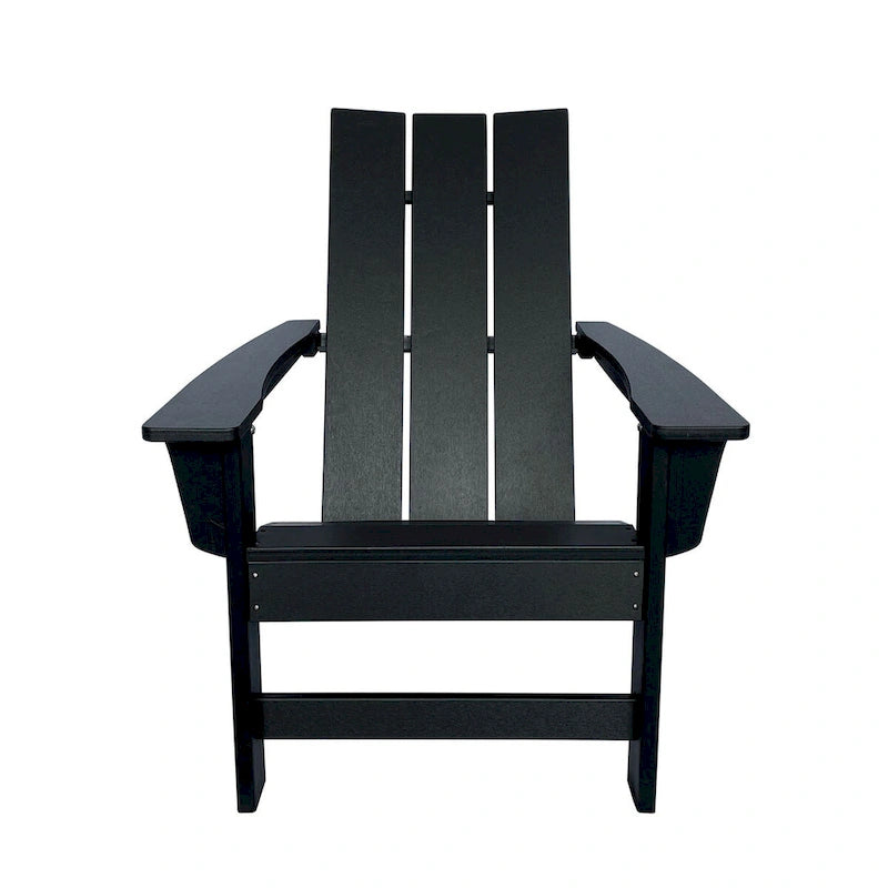 Chaise Adirondack moderne d'extérieur Marina tout temps en bois synthétique