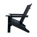Chaise Adirondack moderne d'extérieur Marina tout temps en bois synthétique