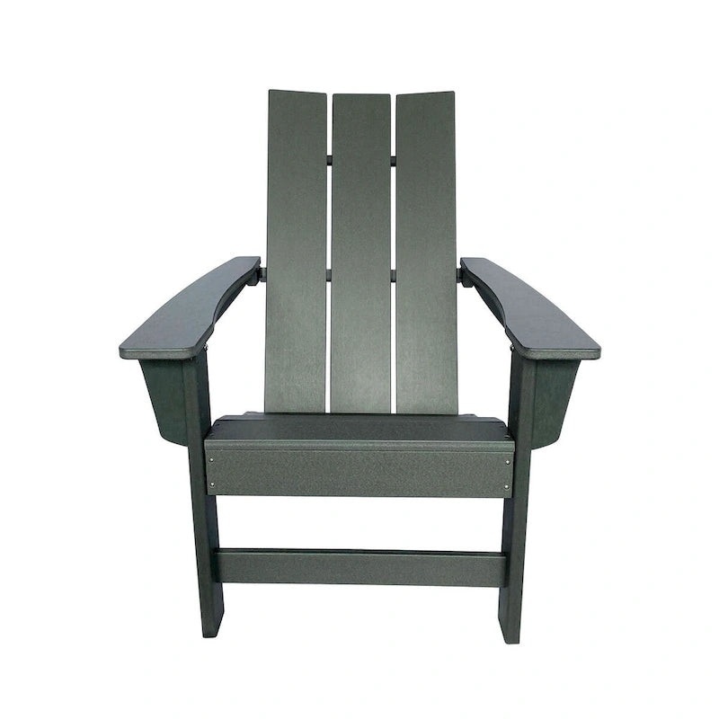 Chaise Adirondack moderne d'extérieur Marina tout temps en bois synthétique