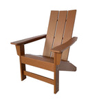 Chaise Adirondack moderne d'extérieur Marina tout temps en bois synthétique