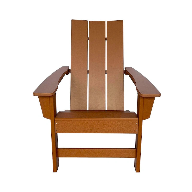 Chaise Adirondack moderne d'extérieur Marina tout temps en bois synthétique