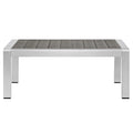 Beach Outdoor Patio Aluminum Coffee Table