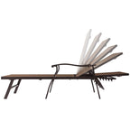 Chaises longues de jardin VredHom en aluminium réglables - 76,18 L 21,1 l 13,8 H