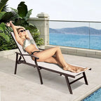 Chaises longues de jardin VredHom en aluminium réglables - 76,18 L 21,1 l 13,8 H