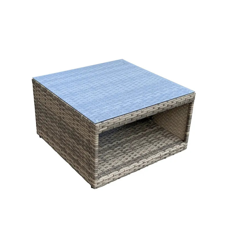 Ensemble de sièges en rotin 10 pièces Ventura à chaises multiples