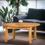Table basse de jardin ronde en teck Chic Teak Italy, 99 cm
